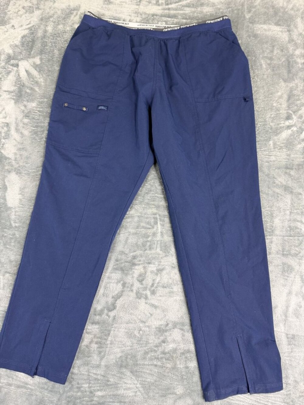 Genuine Dickies Mens Navy Blue Scrubs Pants XXL